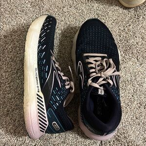 Brooks Glycerin GTS 19 Black and Blue Shoes